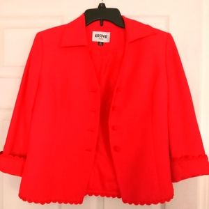 Beautiful red silk jacket